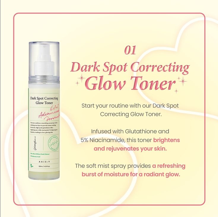 AXIS-Y Dark Spot Correcting Glow Toner (125ml)