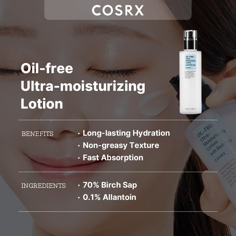 COSRX Oil Free Lotion with Birch Sap