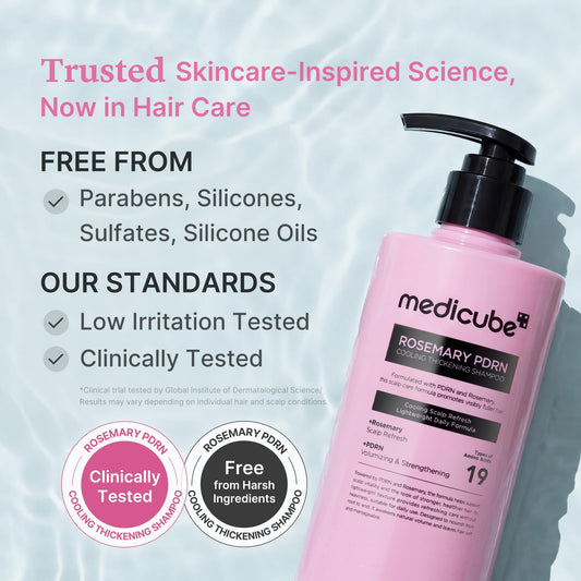 medicube - Rosemary PDRN Cooling Thickening Shampoo