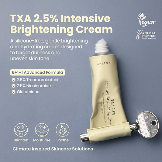 AXIS-Y TXA 2.5% Intensive Brightening Cream 50ml cream product detail image from Skin Hack Beauty
