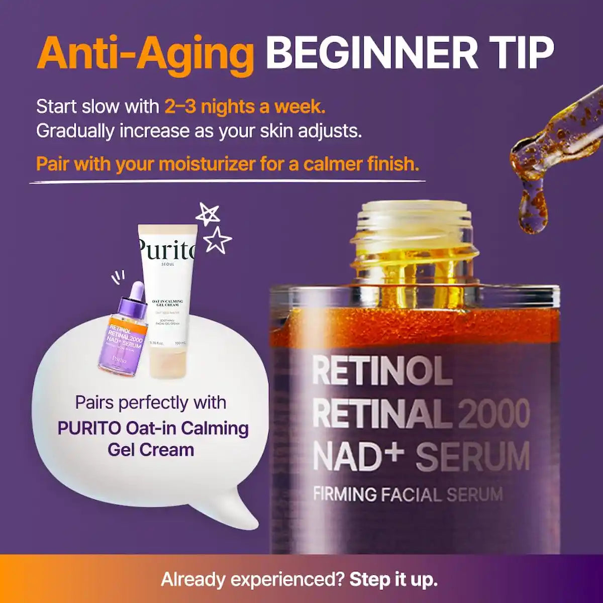 Purito SEOUL - Retinol Retinal 2000 NAD+ Serum
