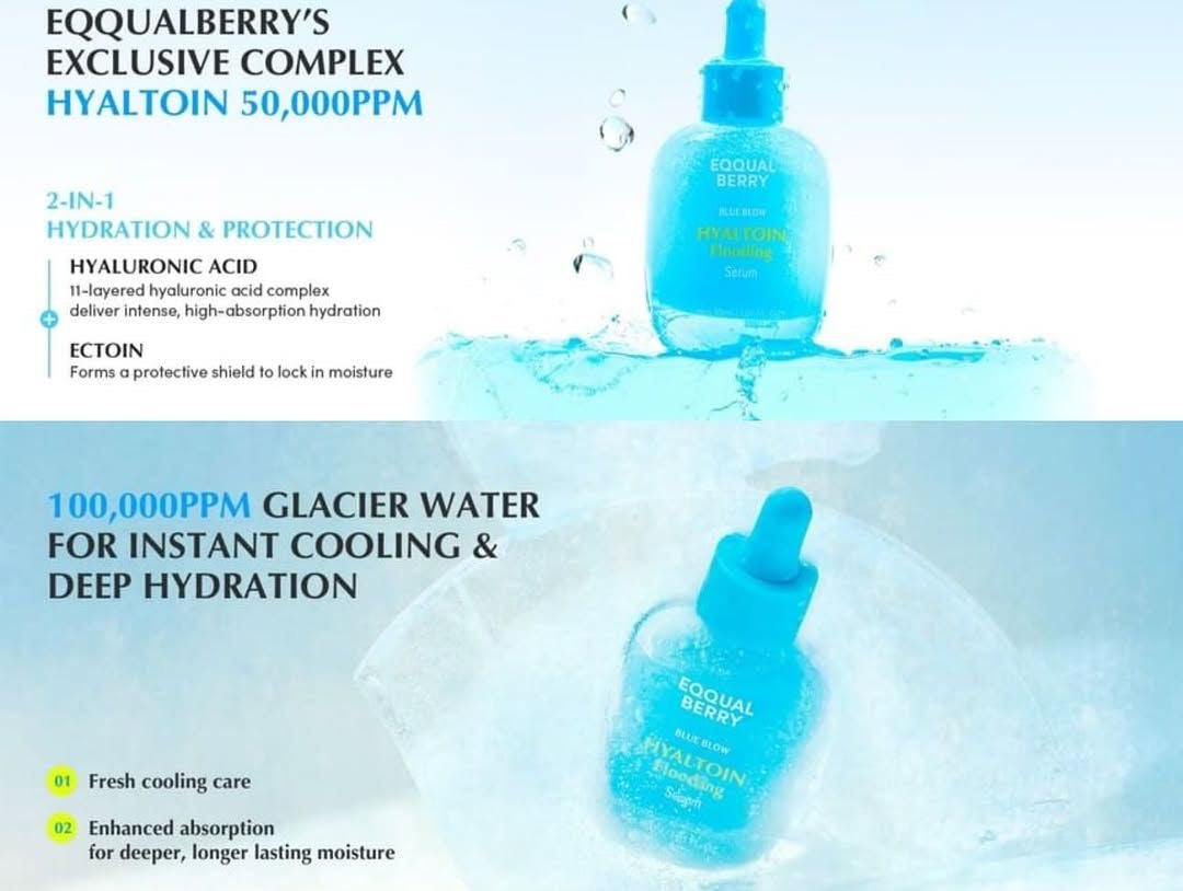EQQUALBERRY Hyaltoin Flooding Serum (50ml)