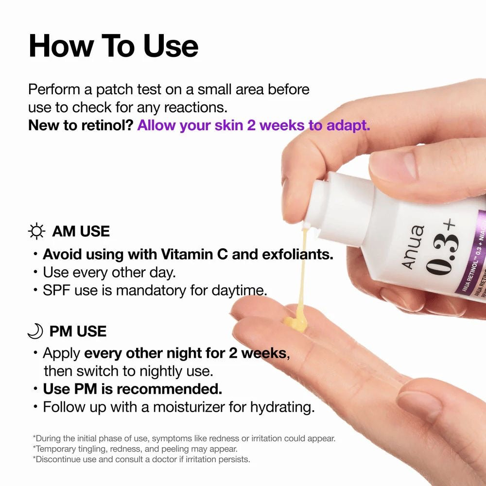 Anua – Retinol 0.3% + Niacin Renewing Serum