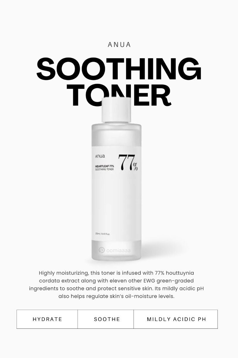 Anua – Heartleaf 77% Soothing Toner