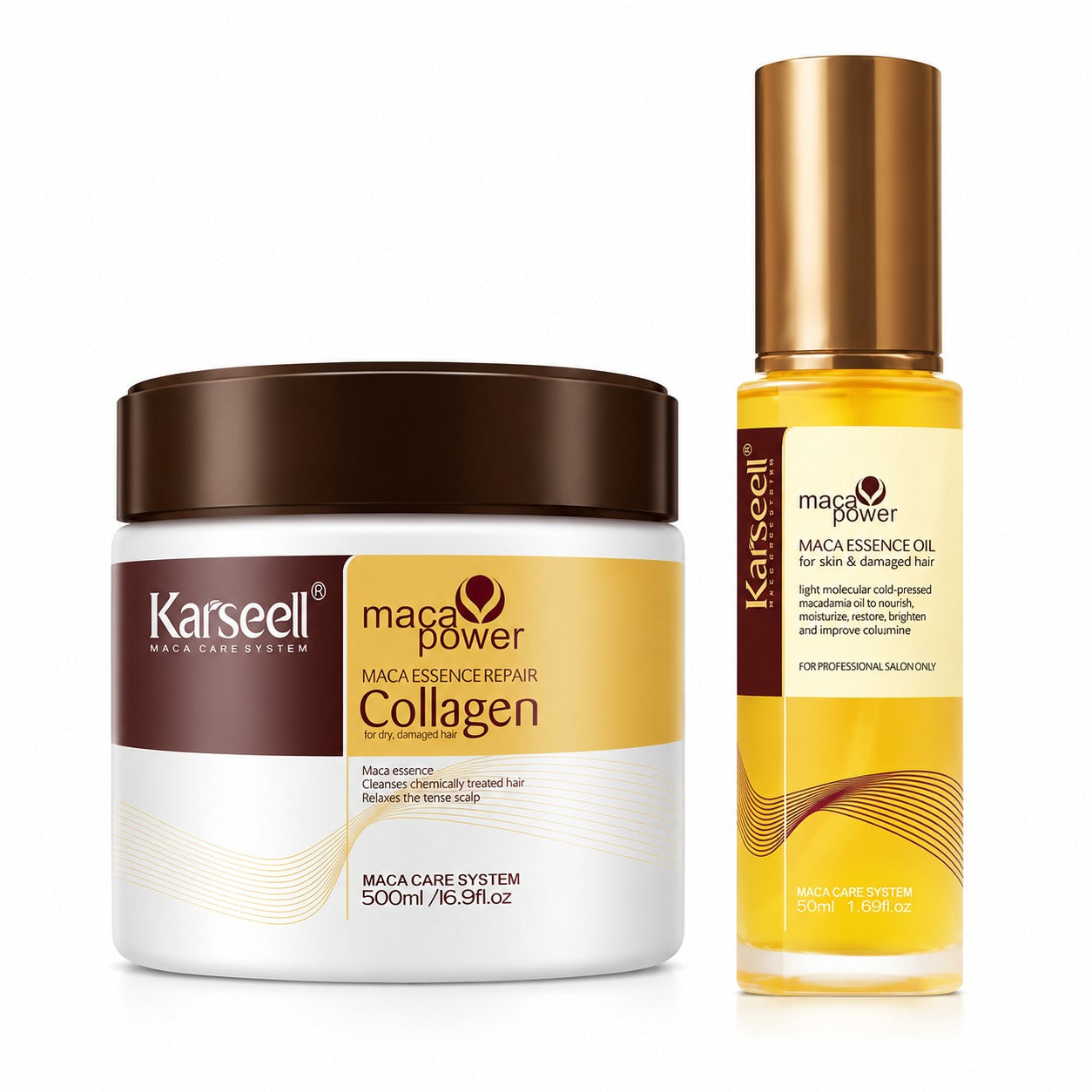 Karseell Hair Repair Offer (Collagen Hair Mask 500ml + Hair Oil 50ml)