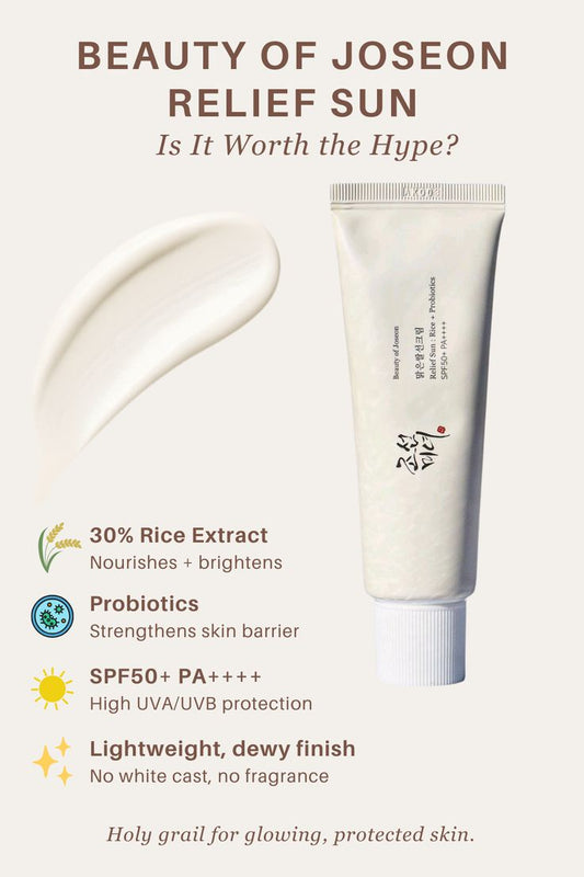 Beauty of Joseon – Relief Sun: Rice + Probiotics SPF 50+ PA++++