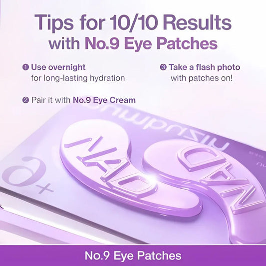 numbuzin – No.9 NAD+ Collagen Under Eye Patches