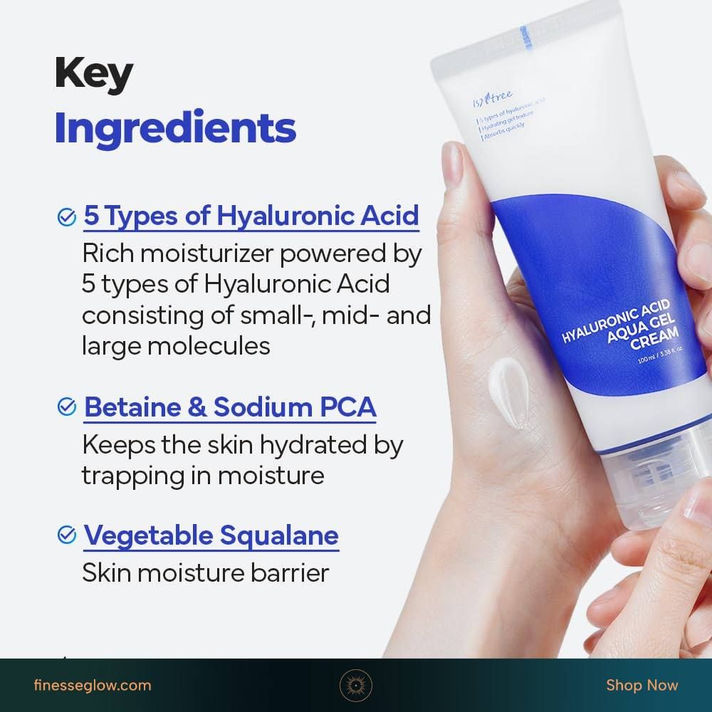 Isntree – Hyaluronic Acid Aqua Oil-Free Gel Moisturizer