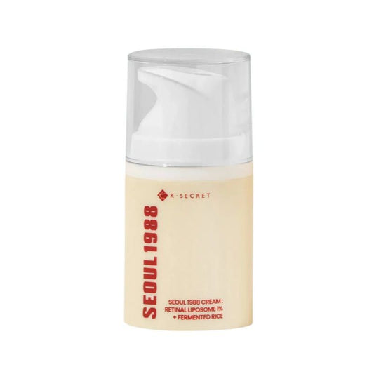 KSECRET SEOUL 1988 Retinal Cream | 1% Retinal Liposome + Fermented Rice for Anti-Aging & Skin Elasticity