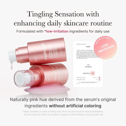 Medicube PDRN Pink Collagen Exosome Shot Serum 7500 | Intensive Firming & Regenerating Anti-Aging Serum