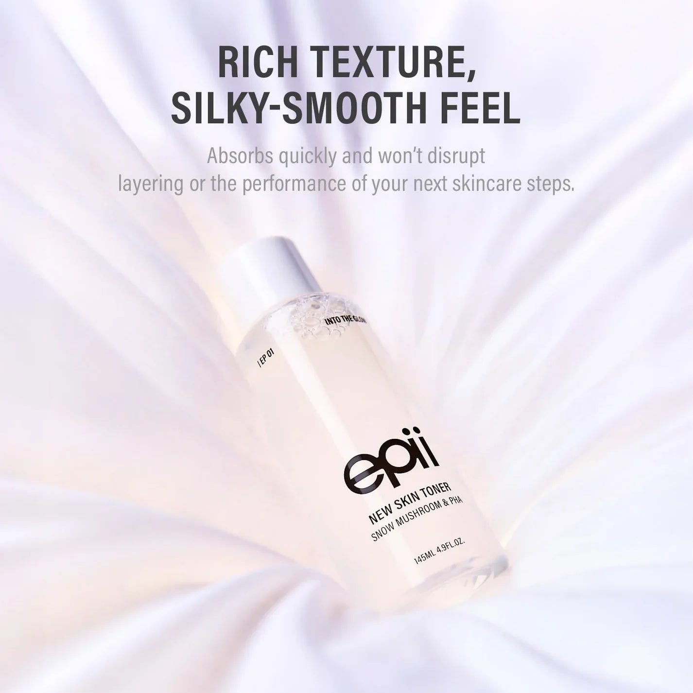 epii - New Skin Toner Snow Mushroom & PHA 145ml