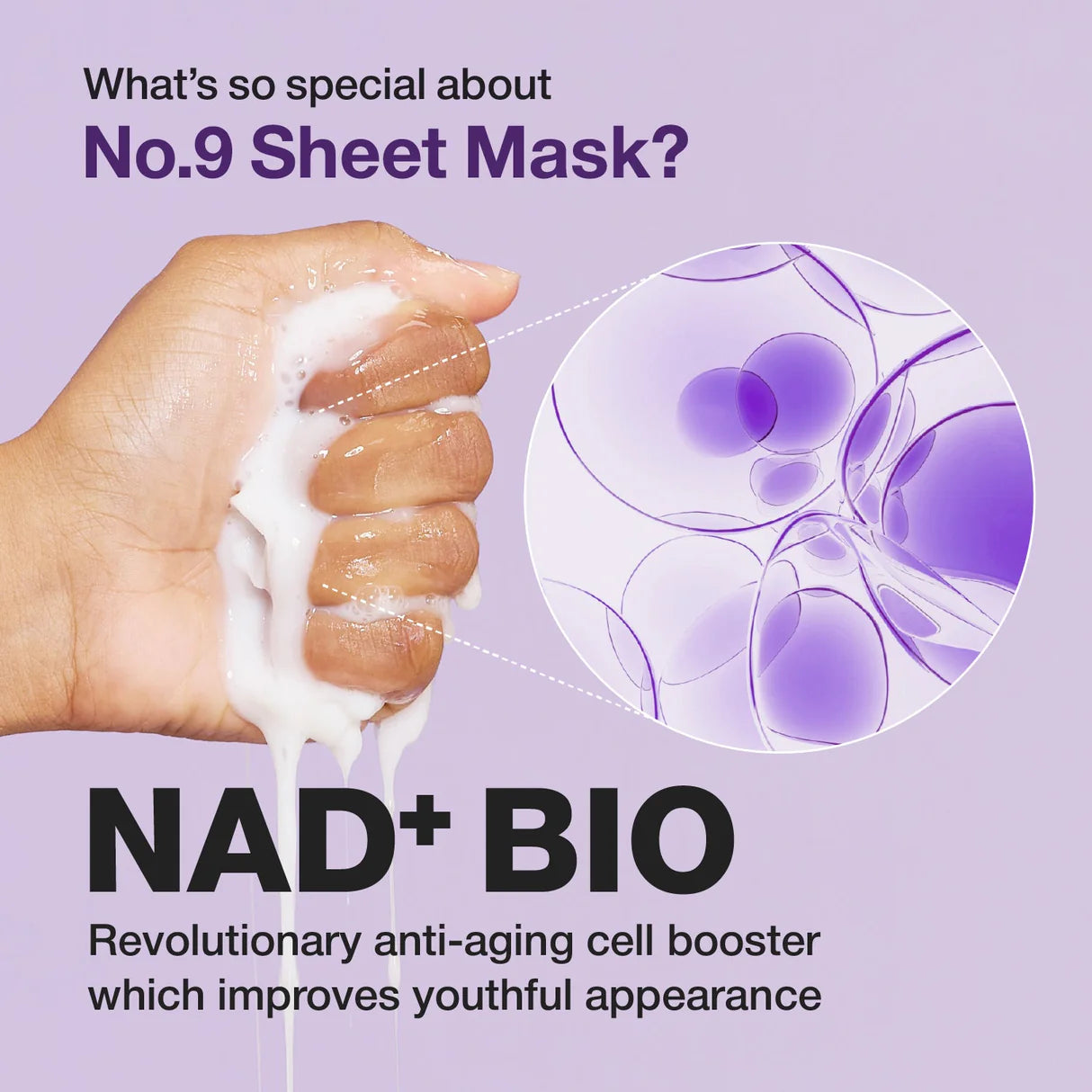 numbuzin - No.9 NAD Bio Lifting-sil Full Face Mask (1pc)