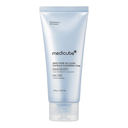 Medicube Zero Pore SA Clear Capsule Cleansing Foam 120ml facial cleanser product image 1 from Skin Hack Beauty