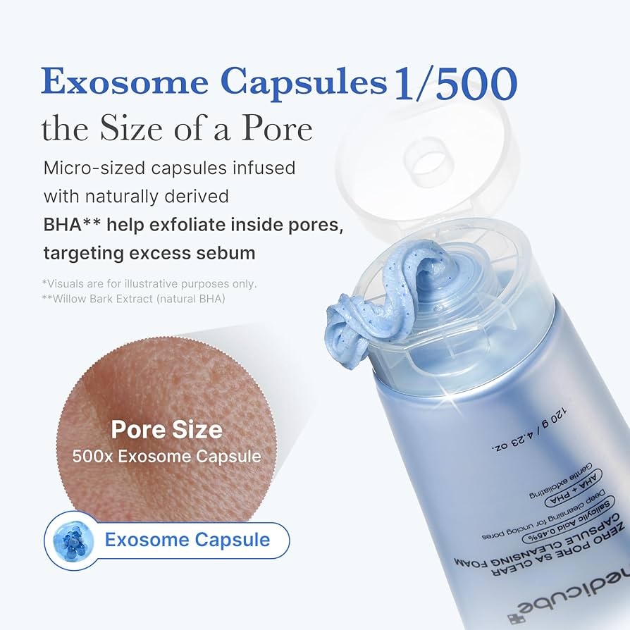 medicube - Zero Pore SA Clear Capsule Cleansing Foam 120ml