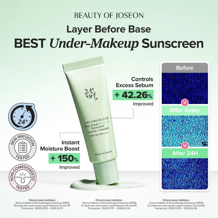 Beauty of Joseon - Stay Fresh Tone-Up Sunscreen