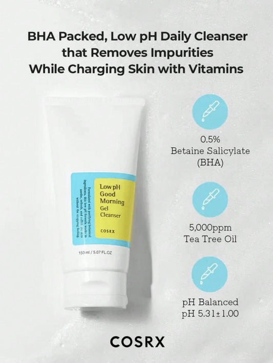 COSRX – Low pH Good Morning Gentle Daily Gel  Cleanser