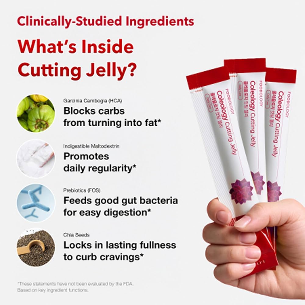 FOODOLOGY Coleology Cutting Stick Jelly (Pomegranate)