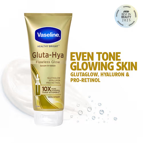 Vaseline - Gluta-Hya Flawless Glow Serum Burst Body Lotion 200ml