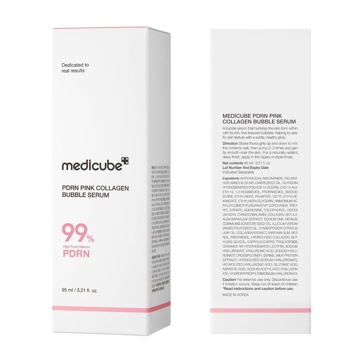 medicube PDRN Pink Collagen Bubble Serum