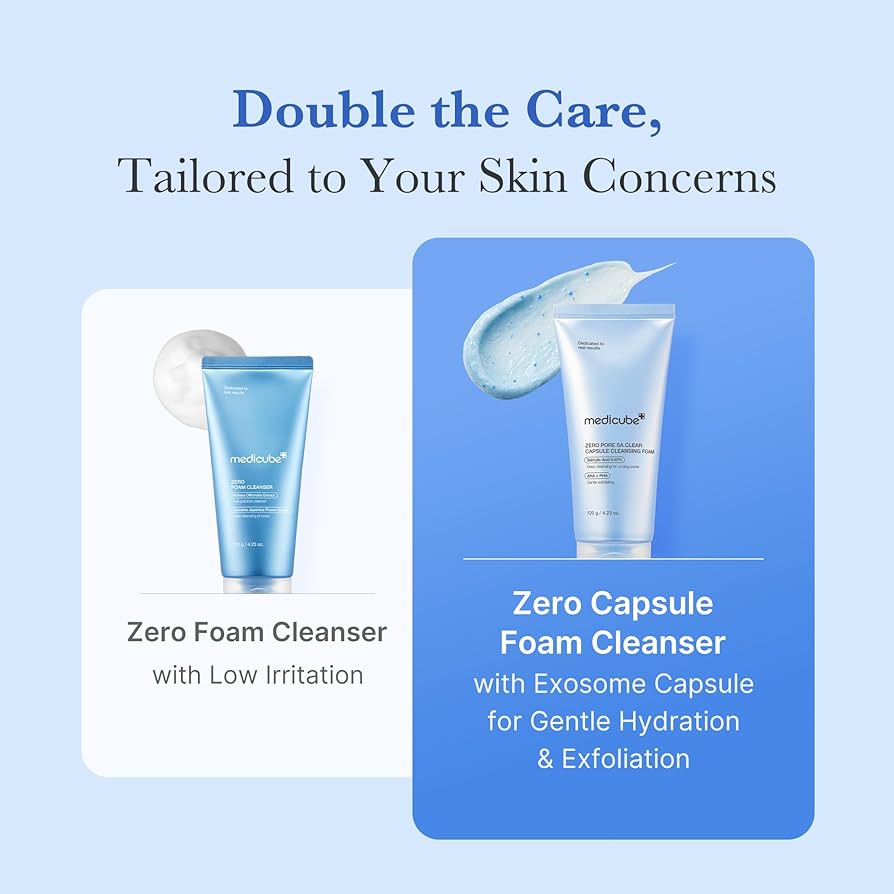 medicube - Zero Pore SA Clear Capsule Cleansing Foam 120ml