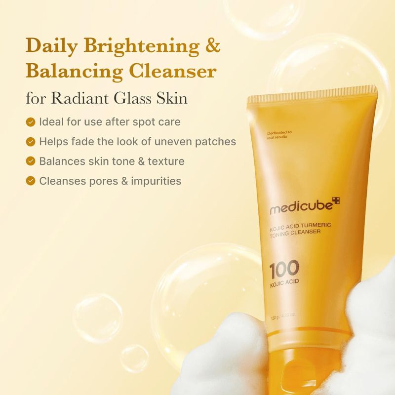 medicube – Kojic Acid Turmeric Toning Cleanser