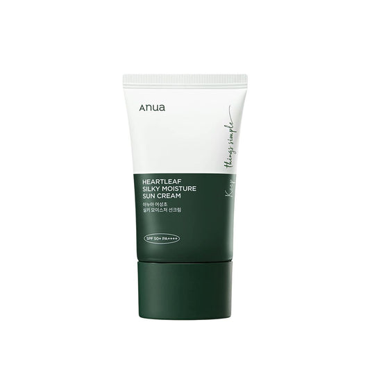 Anua Heartleaf Silky Moisture Sun Cream | SPF50+ PA++++ Soothing & Hydrating UV Protection