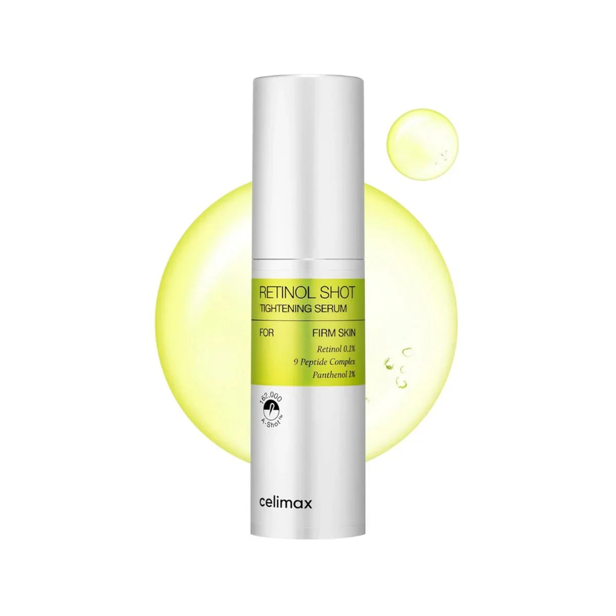 Retinol Shot Tightening Serum for firm skin with Retinol 0.1%, Peptide Complex, and Panthenol