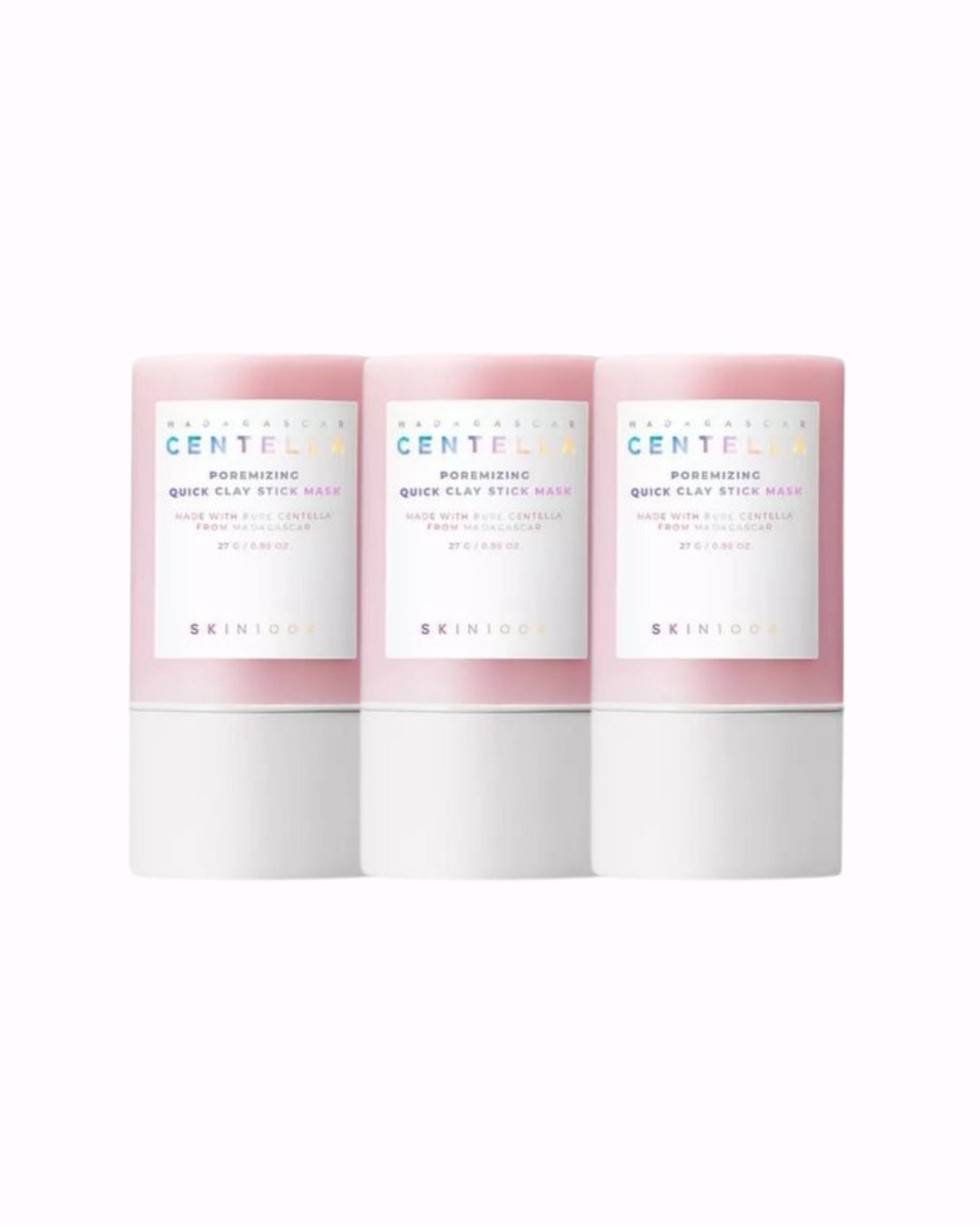 [X3 BUNDLE] SKIN 1004 - Madagascar Centella Poremizing Quick Clay Stick Mask
