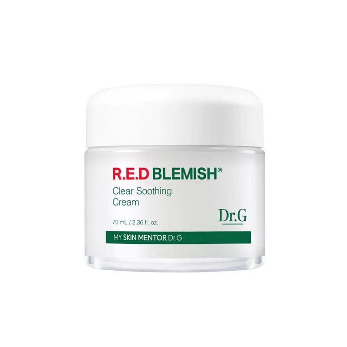 Dr.G R.E.D Blemish Clear Soothing Cream | Calming Moisturizer for Acne-Prone & Sensitive Skin (70ml)