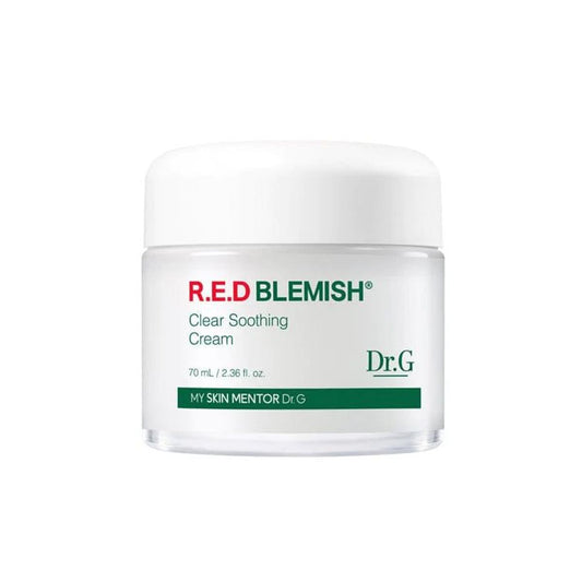 Dr.G R.E.D Blemish Clear Soothing Cream | Calming Moisturizer for Acne-Prone & Sensitive Skin (70ml)