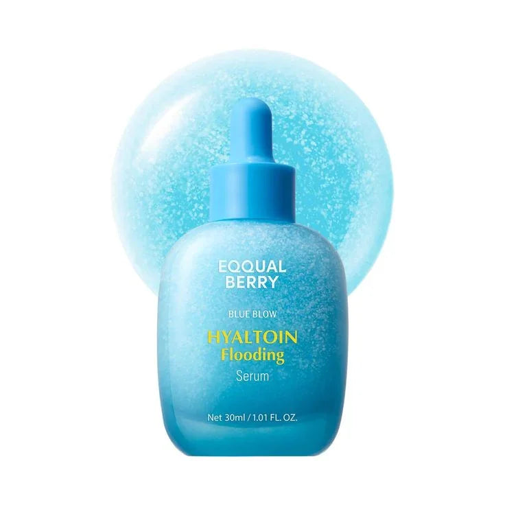 EQQUAL BERRY Blue Blow Hyalton Flooding Serum, 30ml hydrating skincare for glowing skin