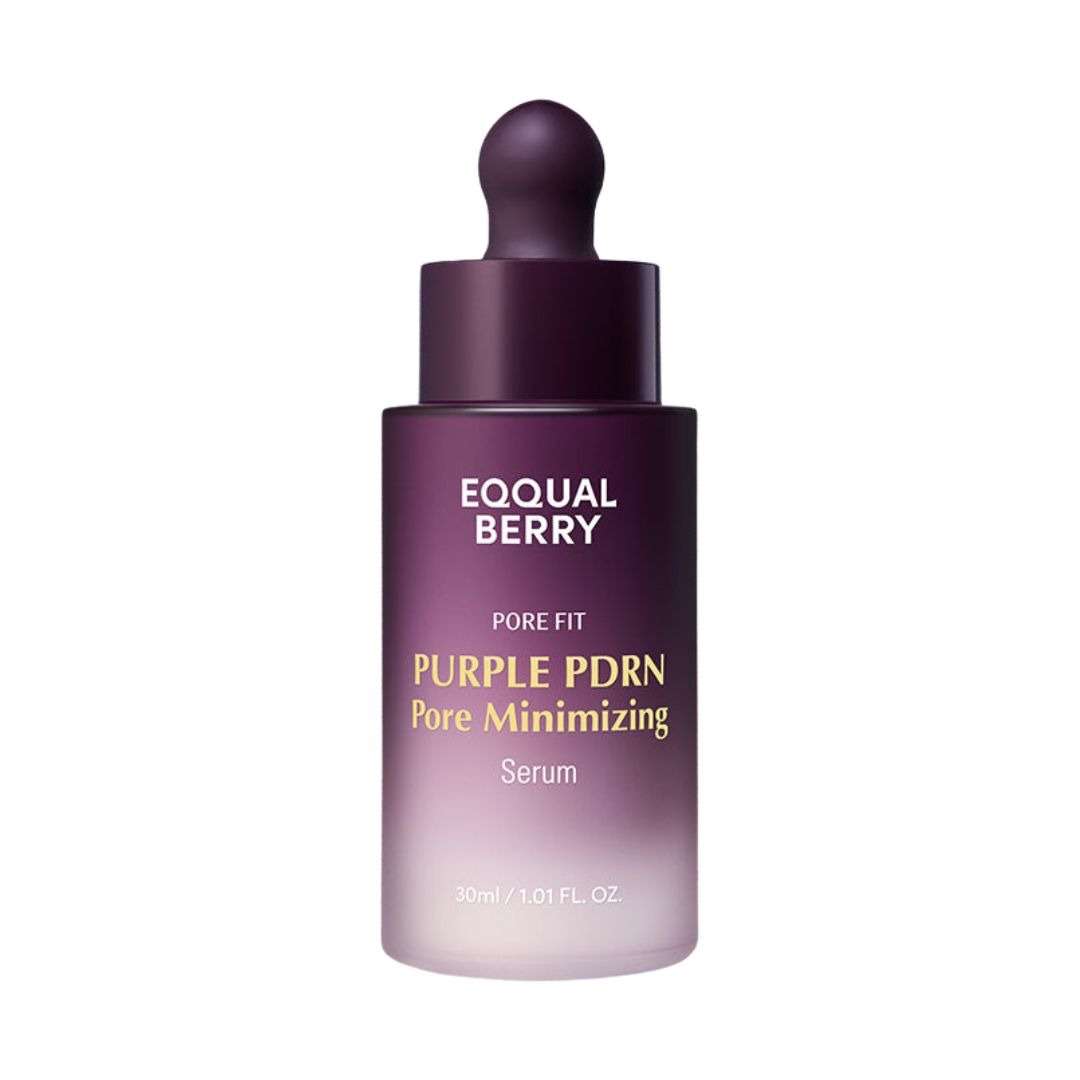 EQQUALBERRY Purple PDRN Pore Minimizing Serum | Elasticity-Boosting, Oil-Control Serum for Refined Pores