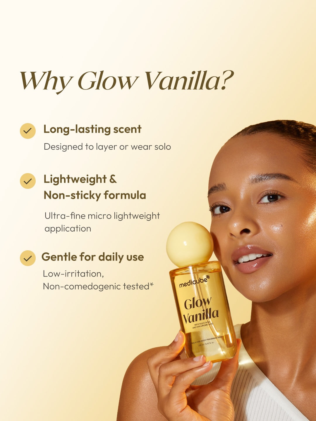 Medicube Vanilla Hair & Body Fragrance Mist hair and body mist product image 4 from Skin Hack Beauty