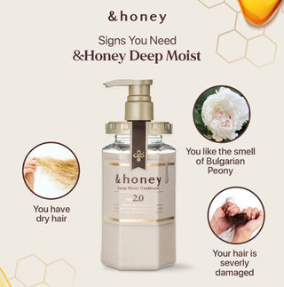 &Honey Deep Moist Hair Treatment 2.0