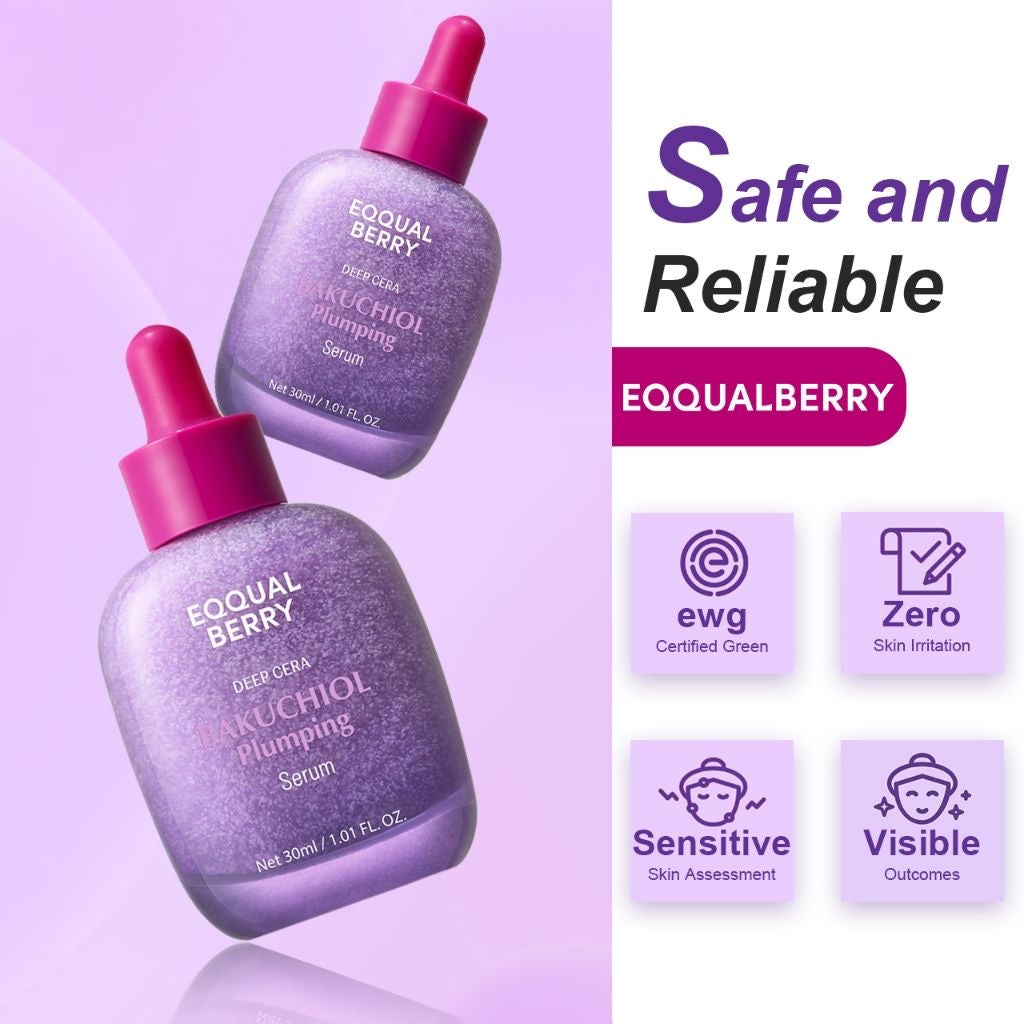 EQQUALBERRY Bakuchiol Plumping Serum (30ml)