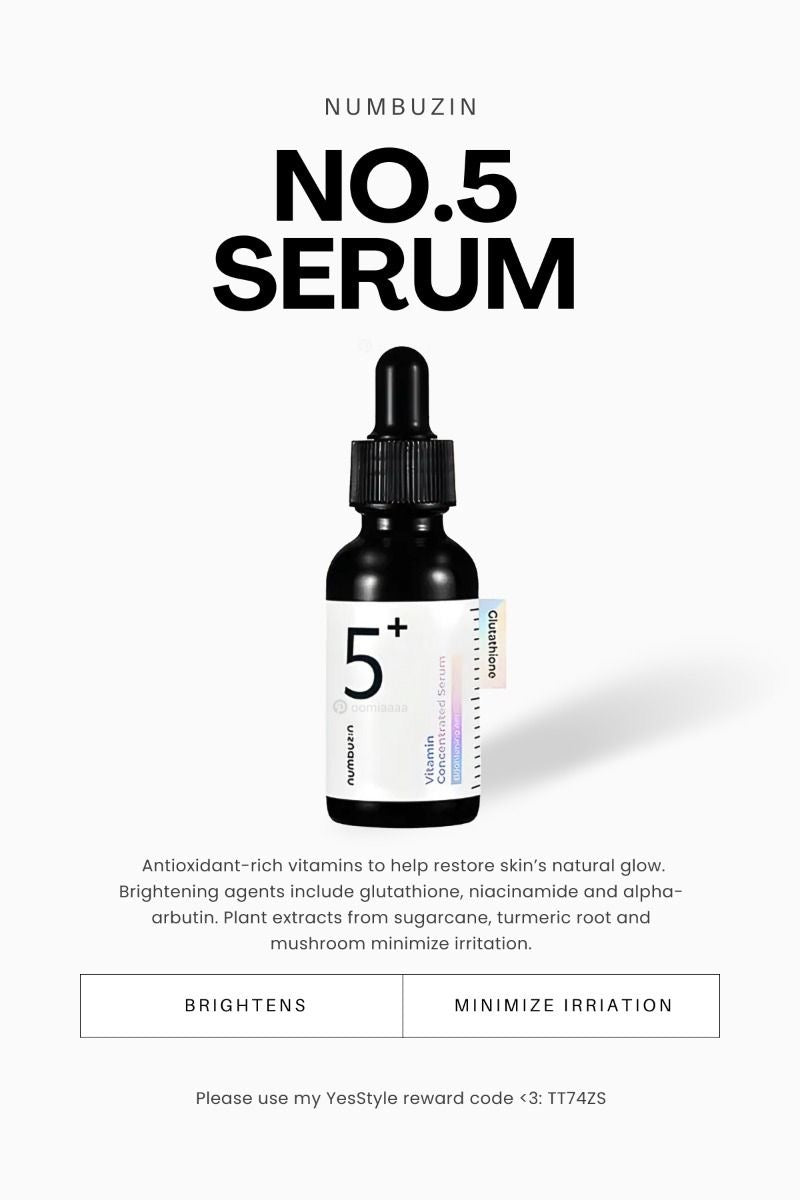 Numbuzin – No.5 Vitamin Concentrated Serum