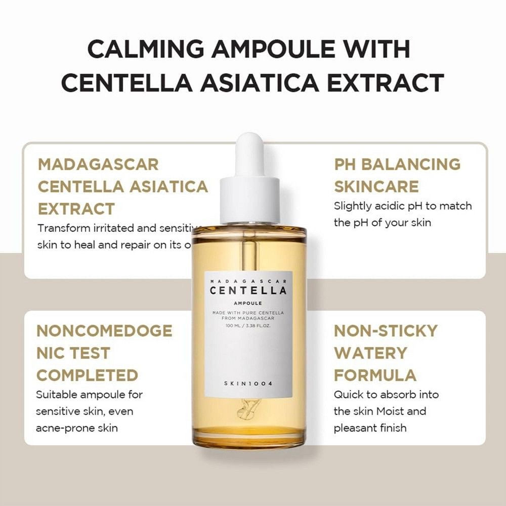 SKIN1004 – Madagascar 100% Centella Extract Asiatica 100 Ampoule