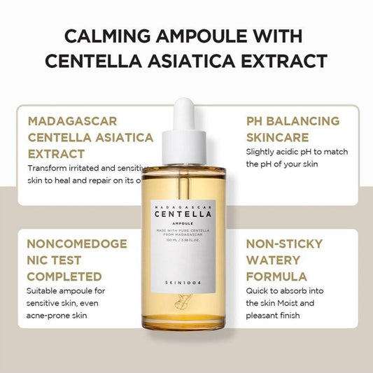 SKIN1004 – Madagascar 100% Centella Extract Asiatica 100 Ampoule