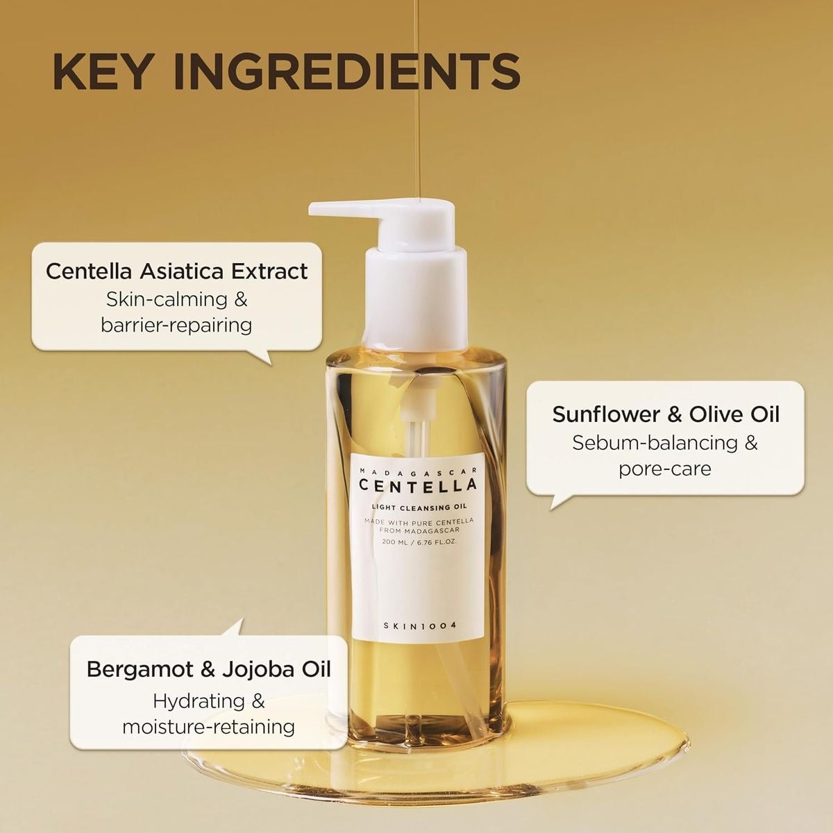 SKIN1004 – Madagascar Centella Light Cleansing Oil