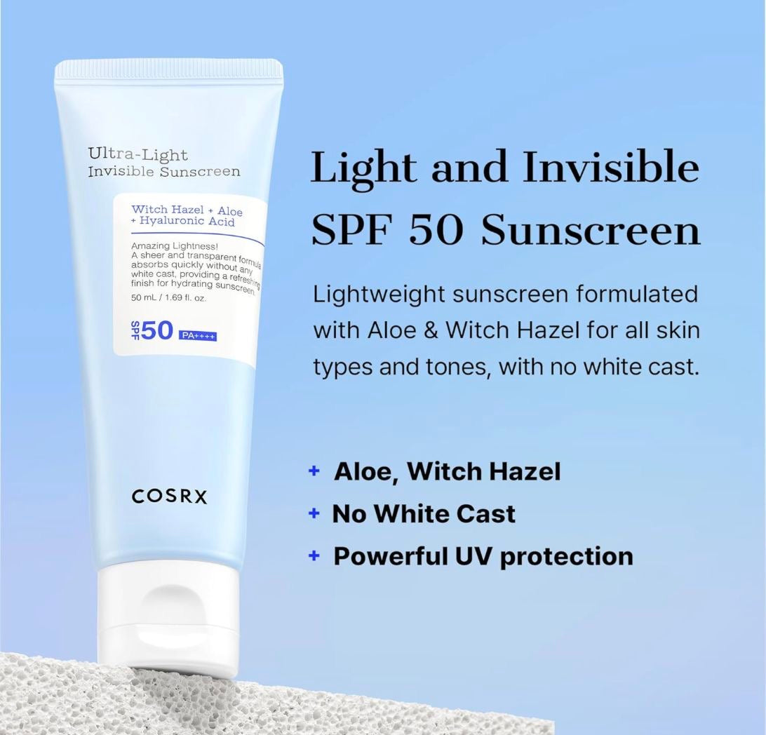 COSRX - Ultra Light Invisible Sunscreen
