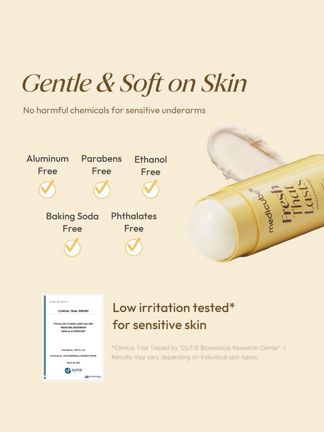 Medicube Fresh That Lasts Deodorant deodorant product detail image from Skin Hack Beauty