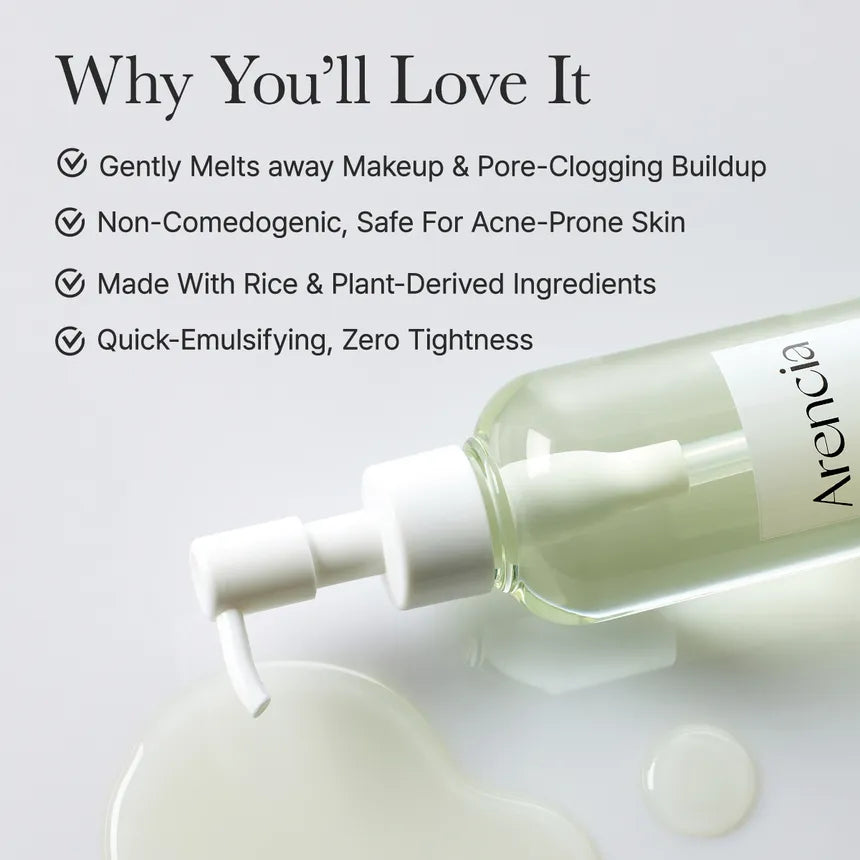 Arencia - Pore Melt Mochi Cleansing Oil 200ml