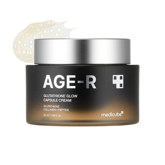 Medicube AGE-R Glutathione Glow Capsule Cream | Brightening & Anti-Aging Moisturizer with Glutathione Capsules