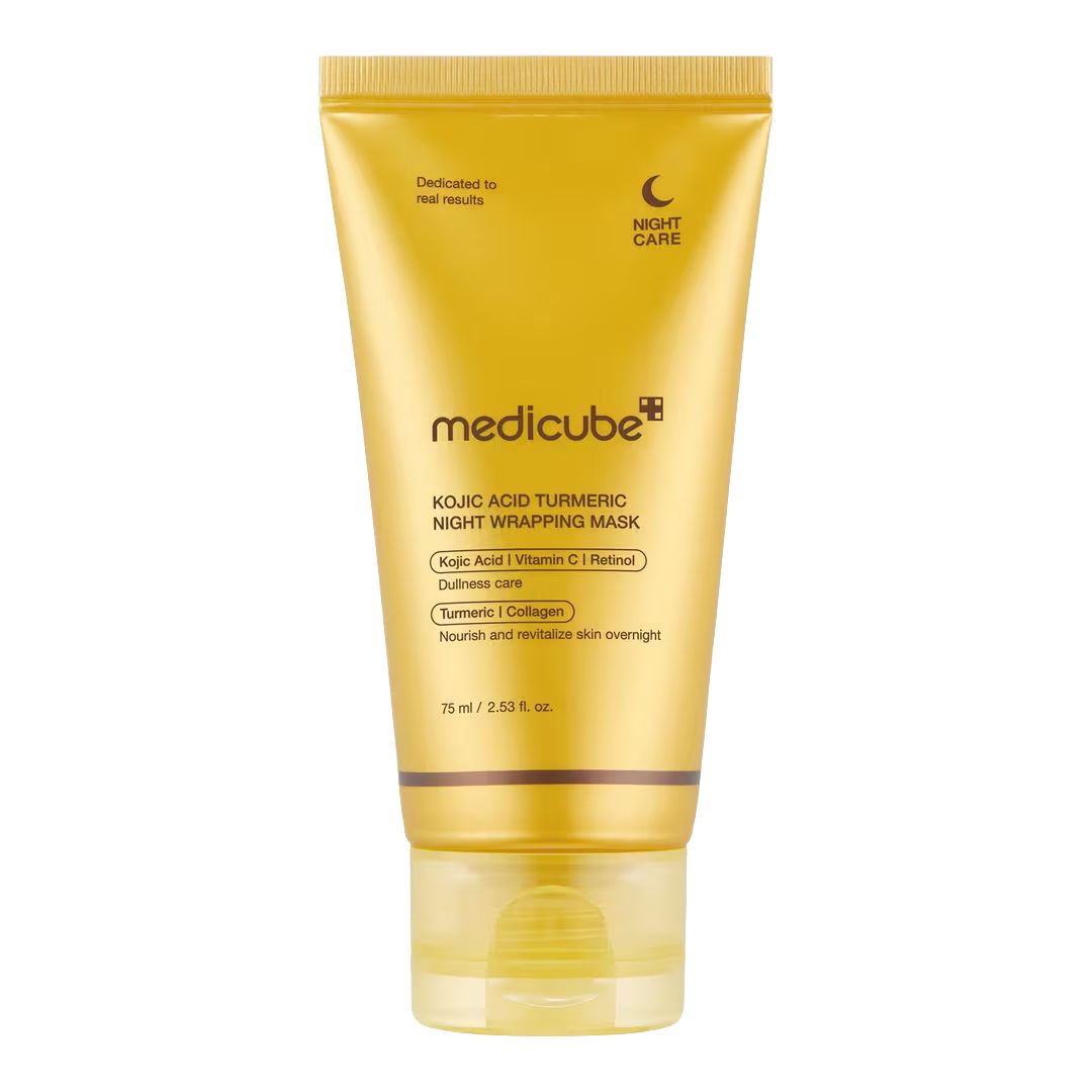 Medicube Kojic Acid Turmeric Night Wrapping Mask | Overnight Brightening & Pigmentation Treatment