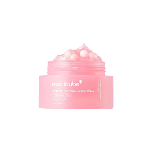 Medicube PDRN Pink Collagen Capsule Cream | Firming & Brightening Moisturizer with Collagen Capsules