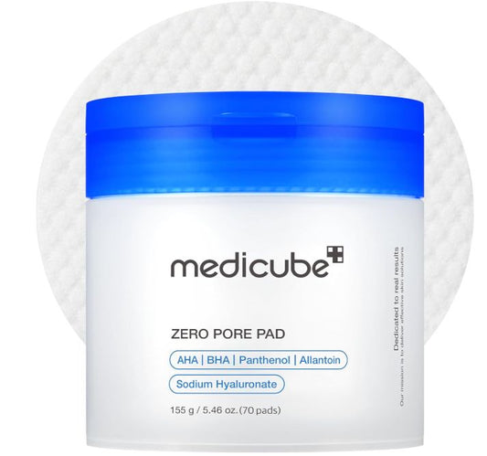 Medicube Zero Pore Pad 2.0 | Daily AHA + BHA Exfoliating & Pore-Tightening Toner Pads