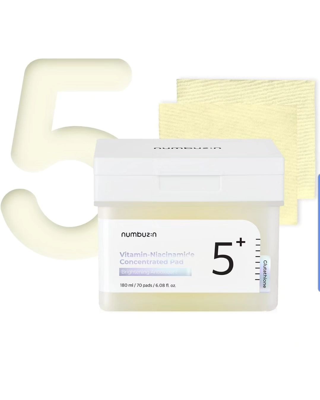 Numbuzin – No.5 Vitamin-Niacinamide Concentrated Pad