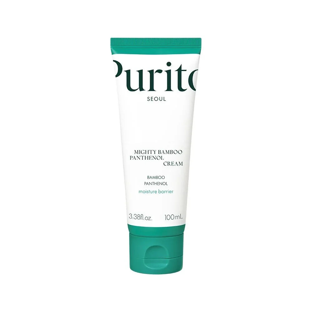 Purito Mighty Bamboo Panthenol Cream for hydration and moisture barrier, 100mL skincare essential