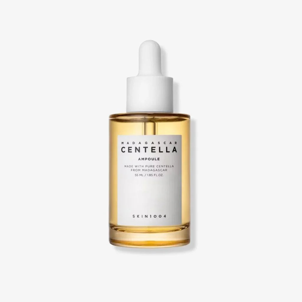 Madagascar Centella Ampoule with pure centella extract for glowing skin, 55ml skincare serum