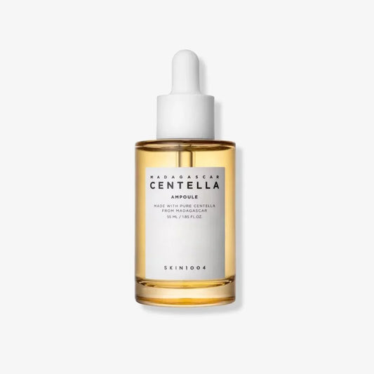 Madagascar Centella Ampoule with pure centella extract for glowing skin, 55ml skincare serum